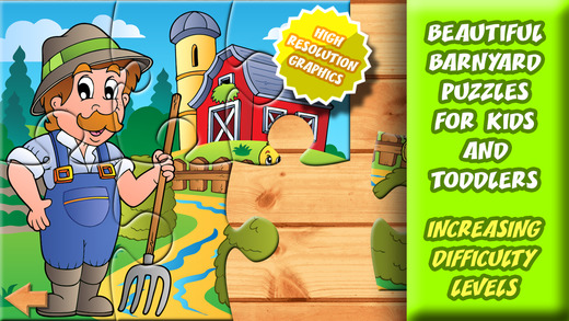 Barnyard Jigsaw Learning by Ulli Martin iOS App