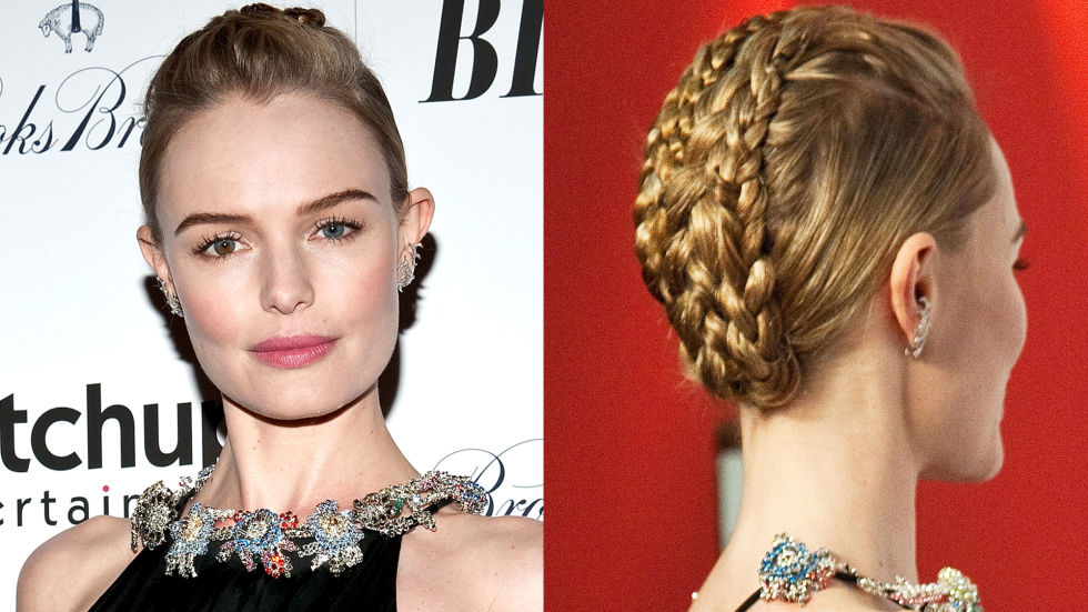 Bun-Braid Hairstyle